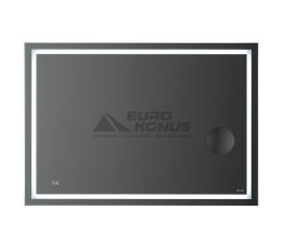 AM.PM Зеркало с LED подсветкой, часами и косметическим зеркалом M91AMOX1003WG
